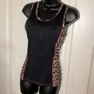 Hard Candy Sport racer back tank animal print size medium
